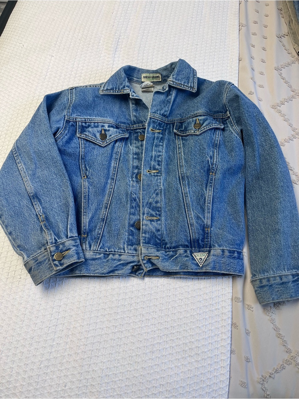 Vintage Guess Blue Denim Jacket size medium